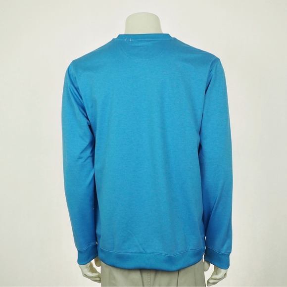 New Puma x Arnold Palmer Cloudspun Golf Sweater Mens Large Blue V-Neck Pullover - Picture 3 of 5